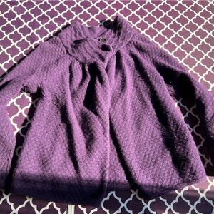 Women’s Ann Taylor LOFT Purple Cardigan Sweater